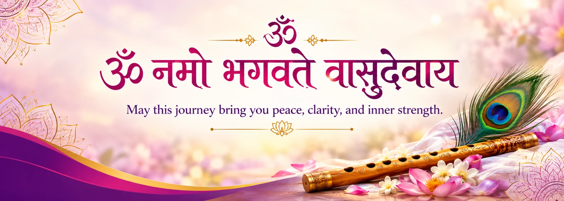 Om Namo Bhagavate Vasudevaya — may this journey bring you peace, clarity, and inner strength